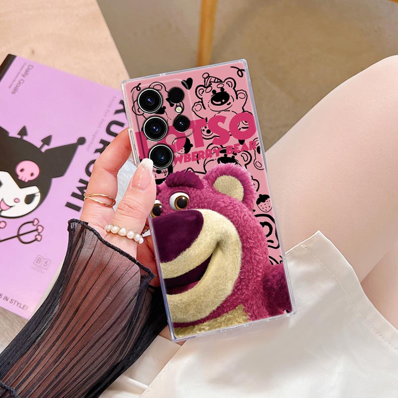 Strawberry Bear Lotso Transpar - Phone Cases Samsung S25 review and price