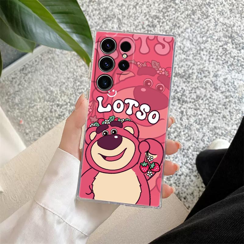 Strawberry Bear Lotso Transpar - Phone Cases Samsung S25 review and price