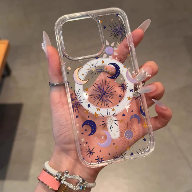 Romantic Sun Moon Stars Phone  - Phone Cases Store review and price