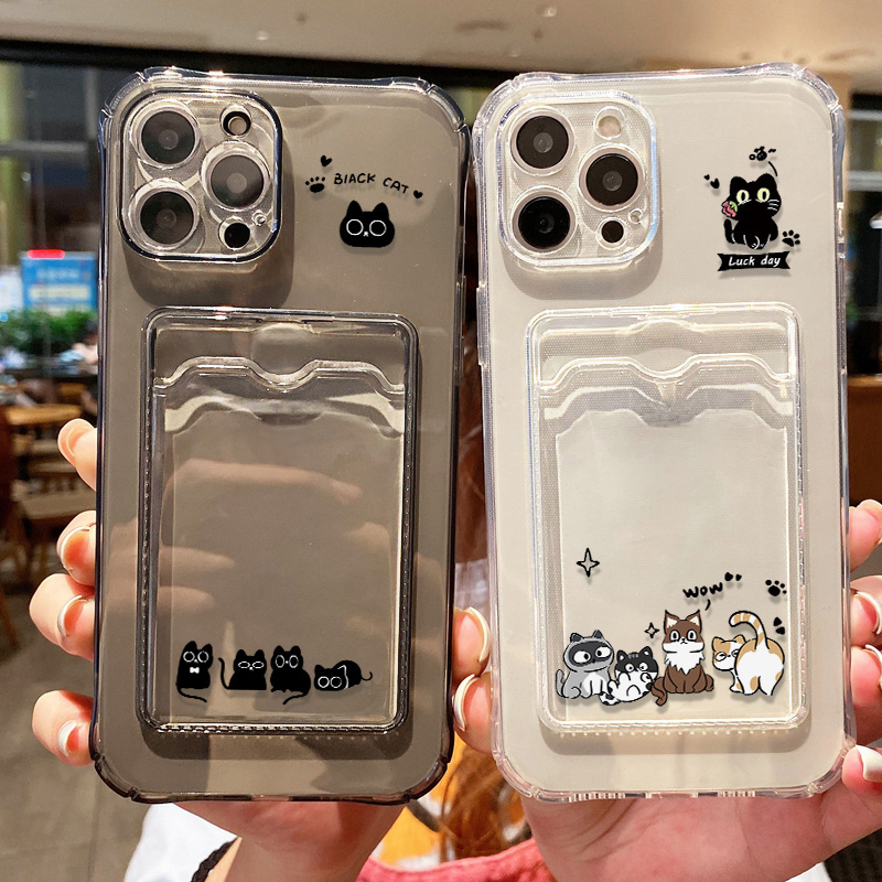 Cute Black Cat Phone Case For  - Phone Cases Xr Cute review and price