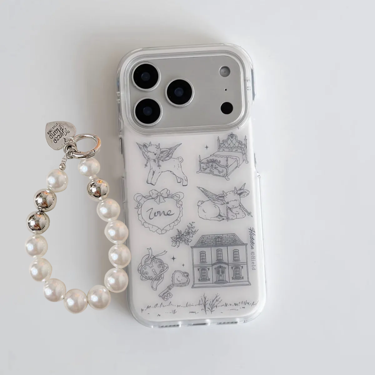 Little Sheep Angel Kawaii illu - Phone Cases Kawaii review and price