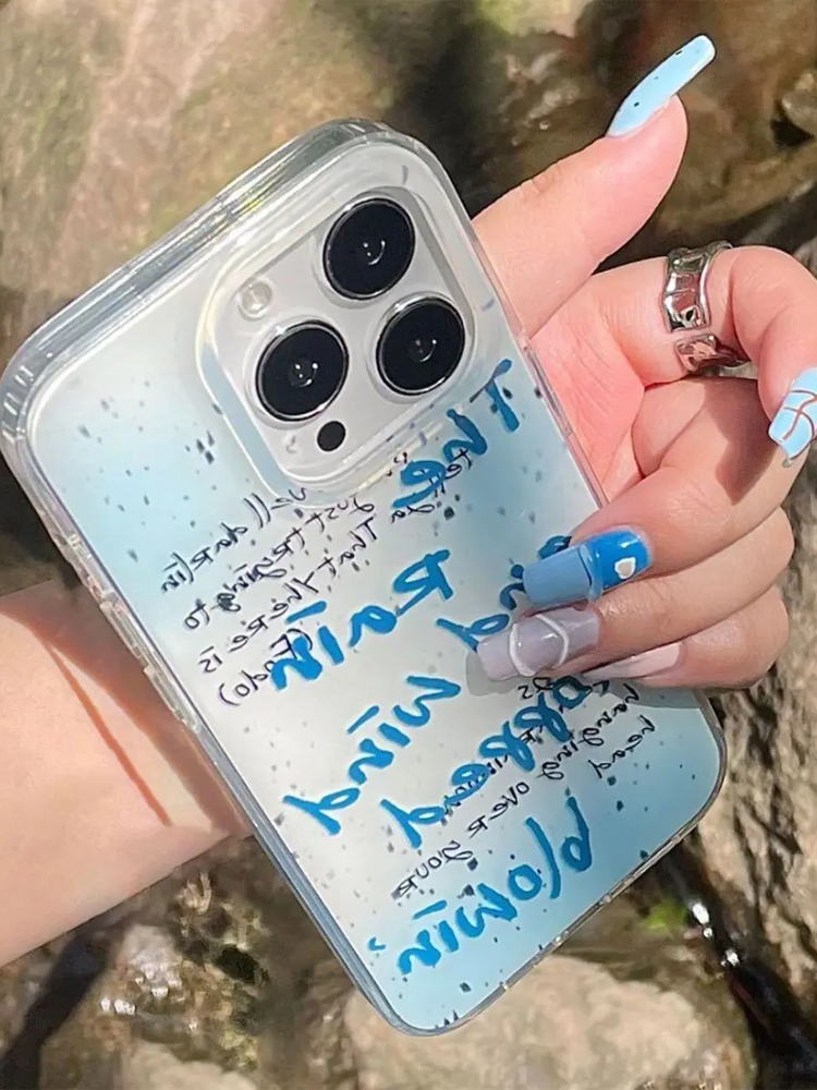 Simple Blue Blunt Gradient Eng - Phone Cases Blunt review and price