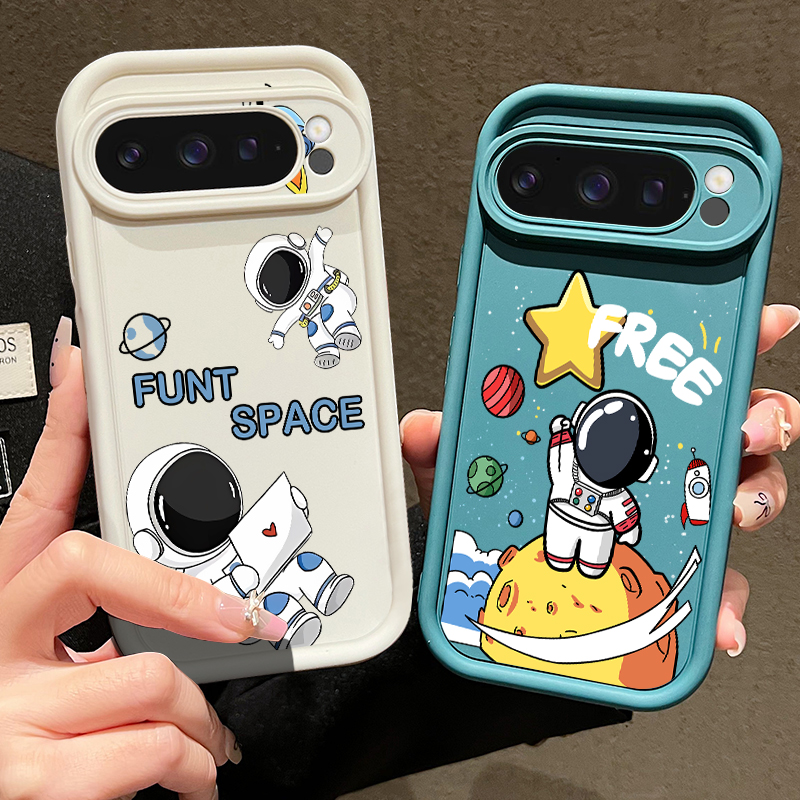 Cartoon Astronaut Print TPU Ph - Phone Cases Google Pixel 9 review and price