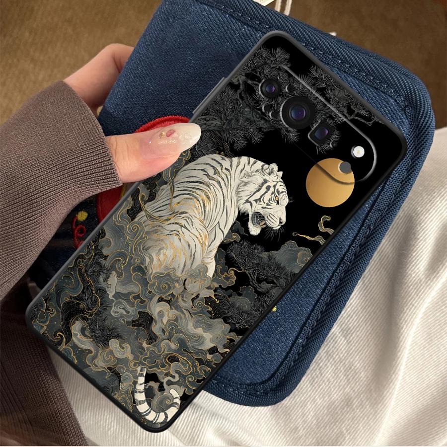 White Tiger Funda Phone Cover  - Phone Cases Google Pixel 9 review and price