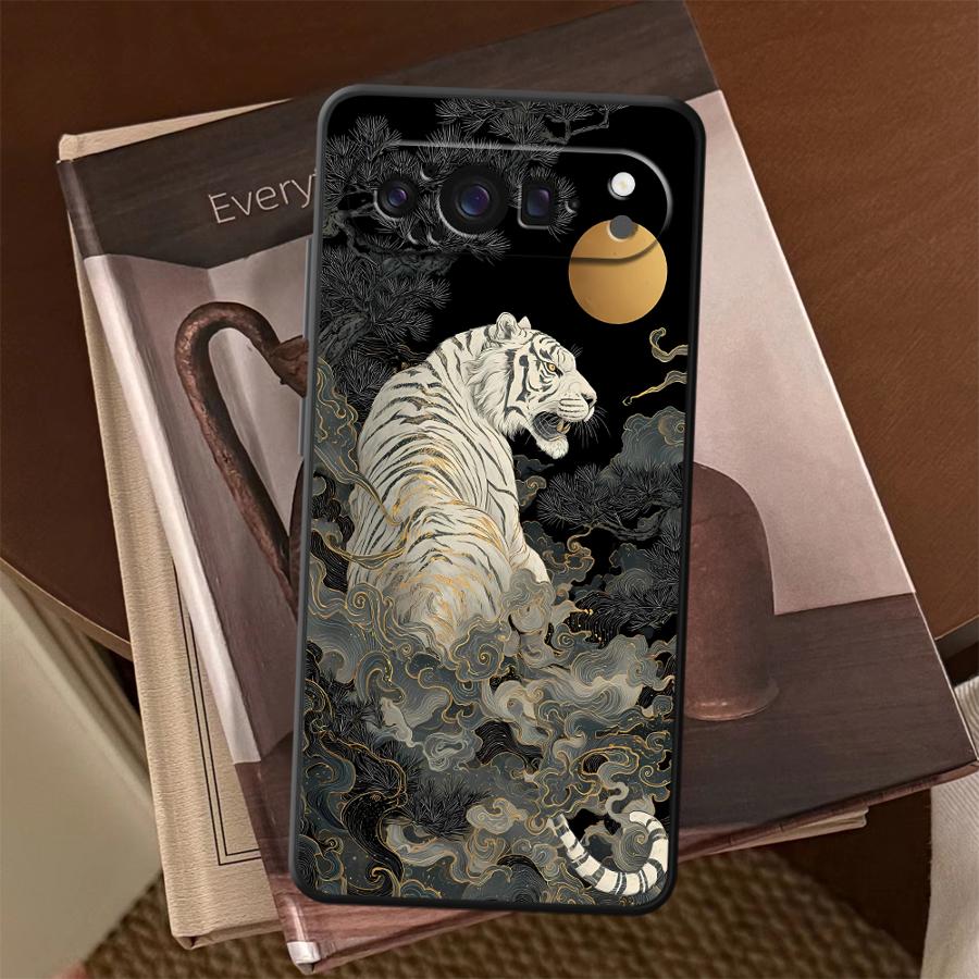 White Tiger Funda Phone Cover  - Phone Cases Google Pixel 9 review and price