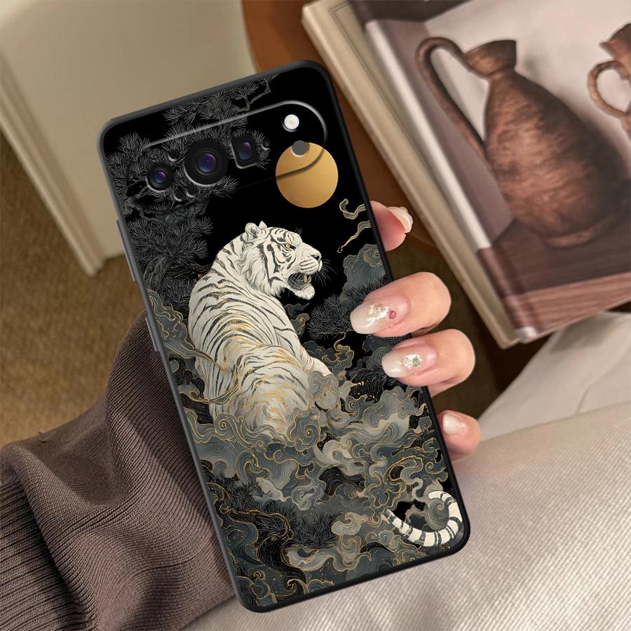 White Tiger Funda Phone Cover  - Phone Cases Google Pixel 9 review and price