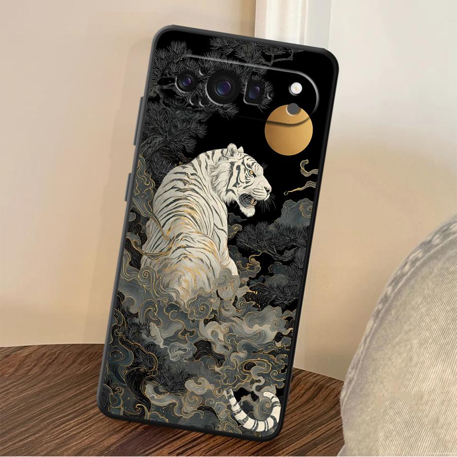 White Tiger Funda Phone Cover  - Phone Cases Google Pixel 9 review and price
