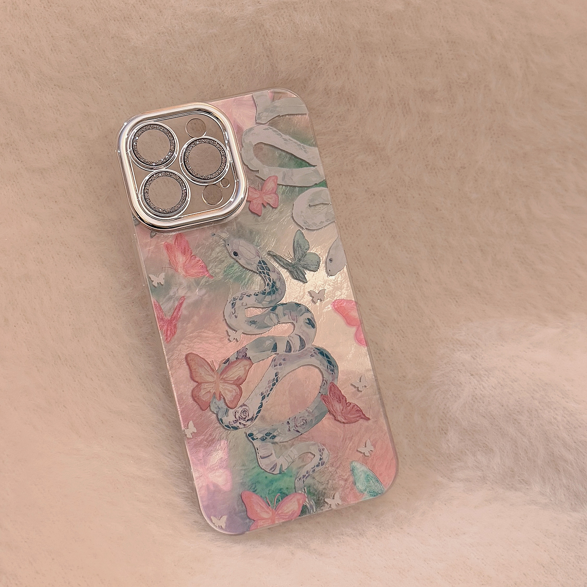 Luxury Snake Butterfly Iridesc - Phone Cases Ysl review and price
